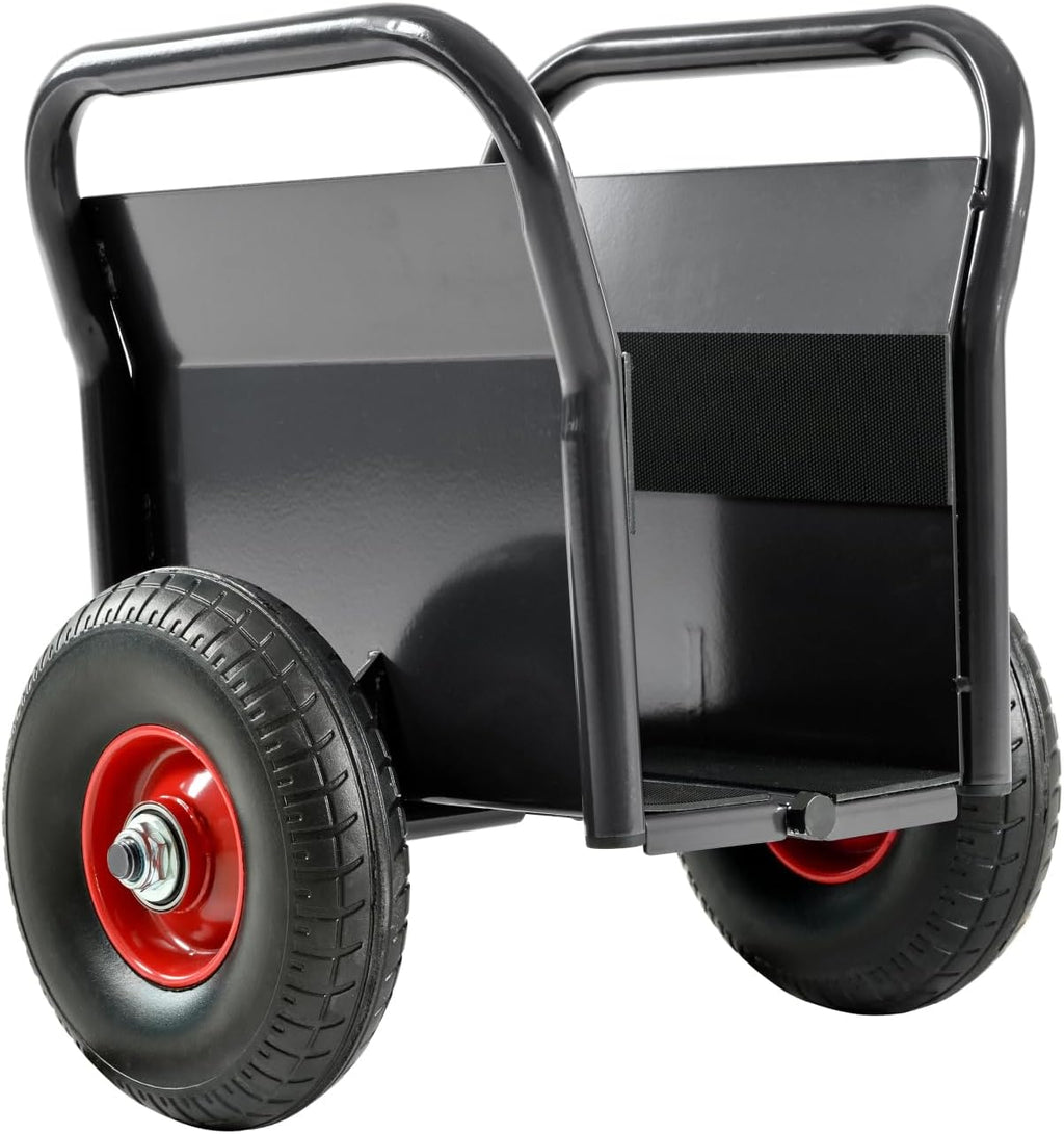 Heavy Duty Panel Dolly with Solid Rubber Tires and 1000 LBS Capacity