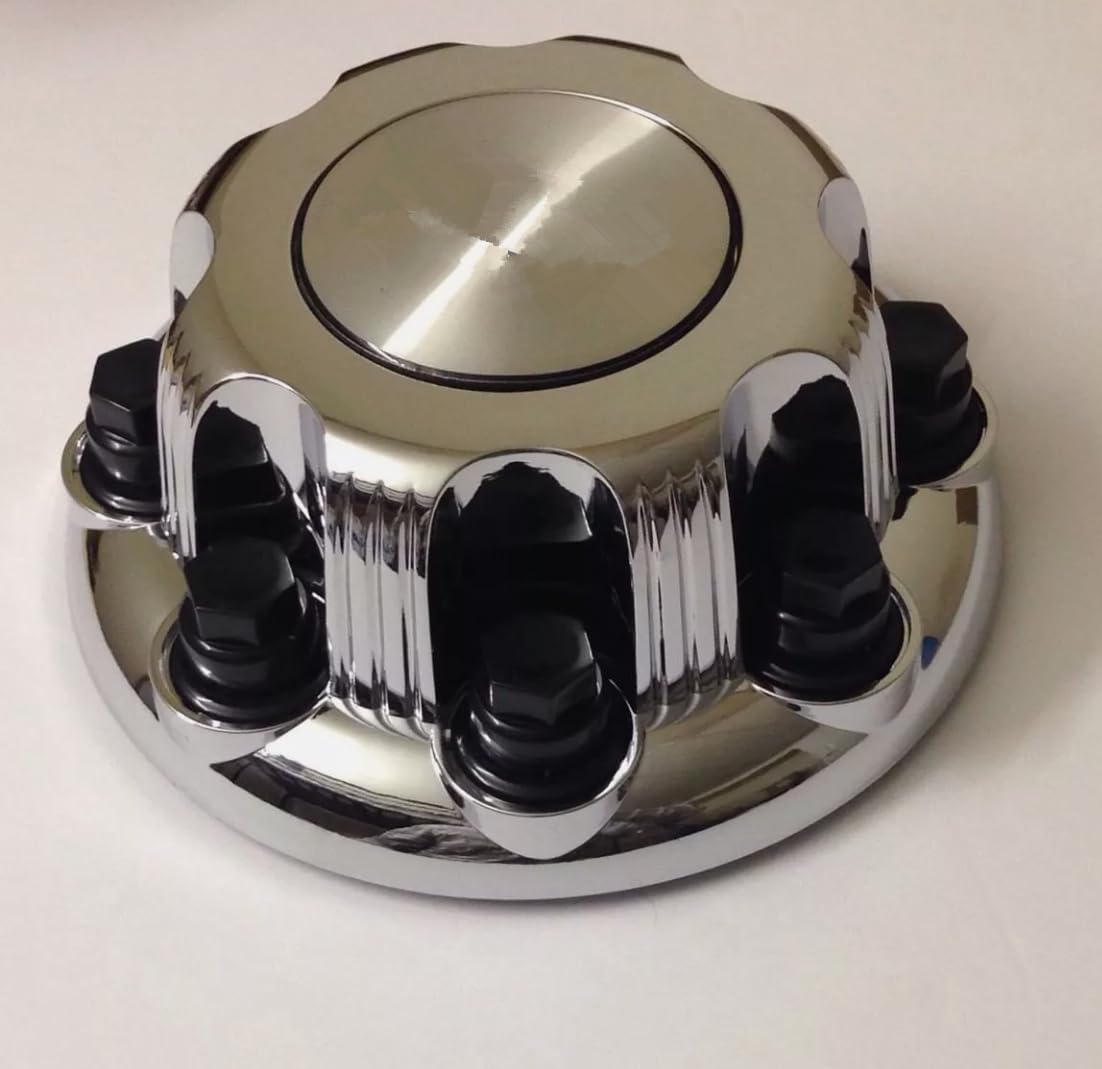 4pcs Chrome Wheel Center Caps(Glossy Silver) 8 Lugs, Fit for 1998-2013 Chevy Silverado Avalanche Suburban&GMC Sierra Yukon 1500 2500 3500 16" Rim Hub Cover, Replace 15039489 OEM(4pcs)
