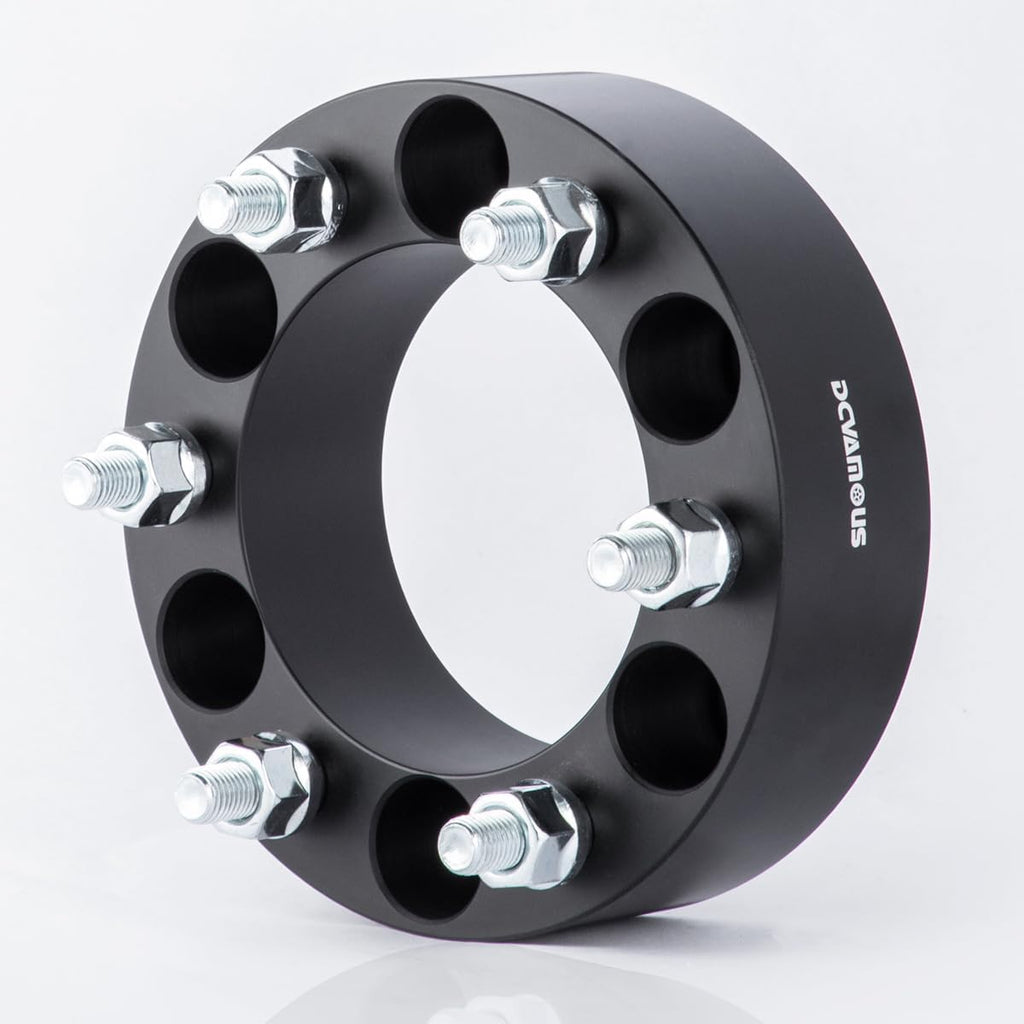4pc Forged 6x4.5 to 6x5.5 Wheel Adapters 2 Inch Thick with 1/2" Studs | Compatible with Dodge 6 Lug 6x114.3 Truck to 6x139.7 Rims for 1991-2004 Dakota, 1998-2003 Durango, 1993-2010 Viper