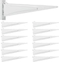 menkxi 12 pcs track locking shelf bracket, 12, main product view