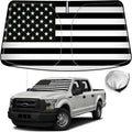 Bestview Windshield Sun Shade Custom Fit for 2015-2020 Ford F150, Foldable Front Window Sunshade Sun Visor Accessories Protector Block UV Rays Heat