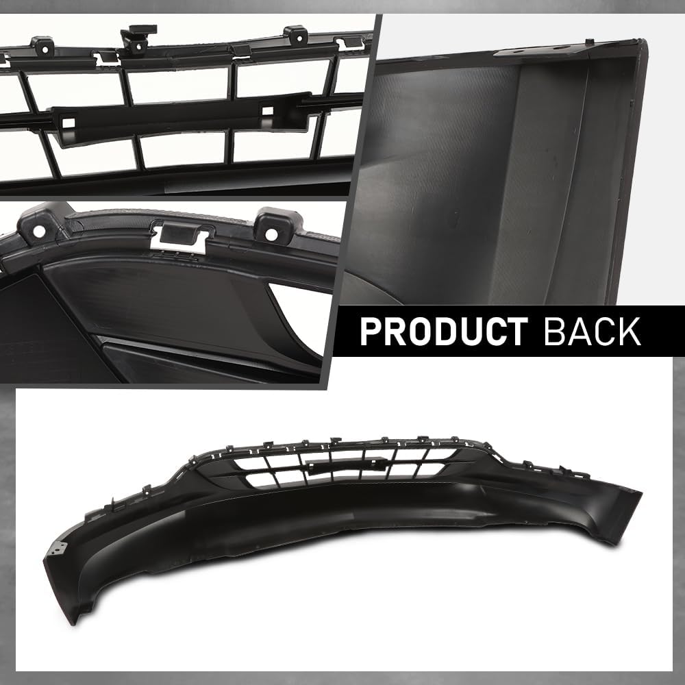 G-PLUS Front Bumper Lower Cover Fit Chevy Equinox 2018-2021 Black | Bumper Cover,GM1015149,84150755,1Pc