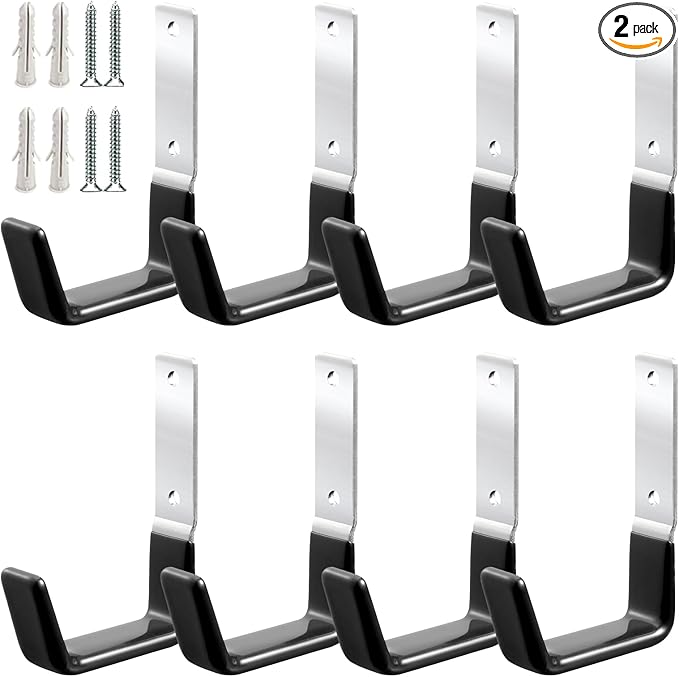 Heavy Duty Steel Garage Hooks, Garage Storage Utility Hooks, Anti-Slip Hanger by GeeWatom