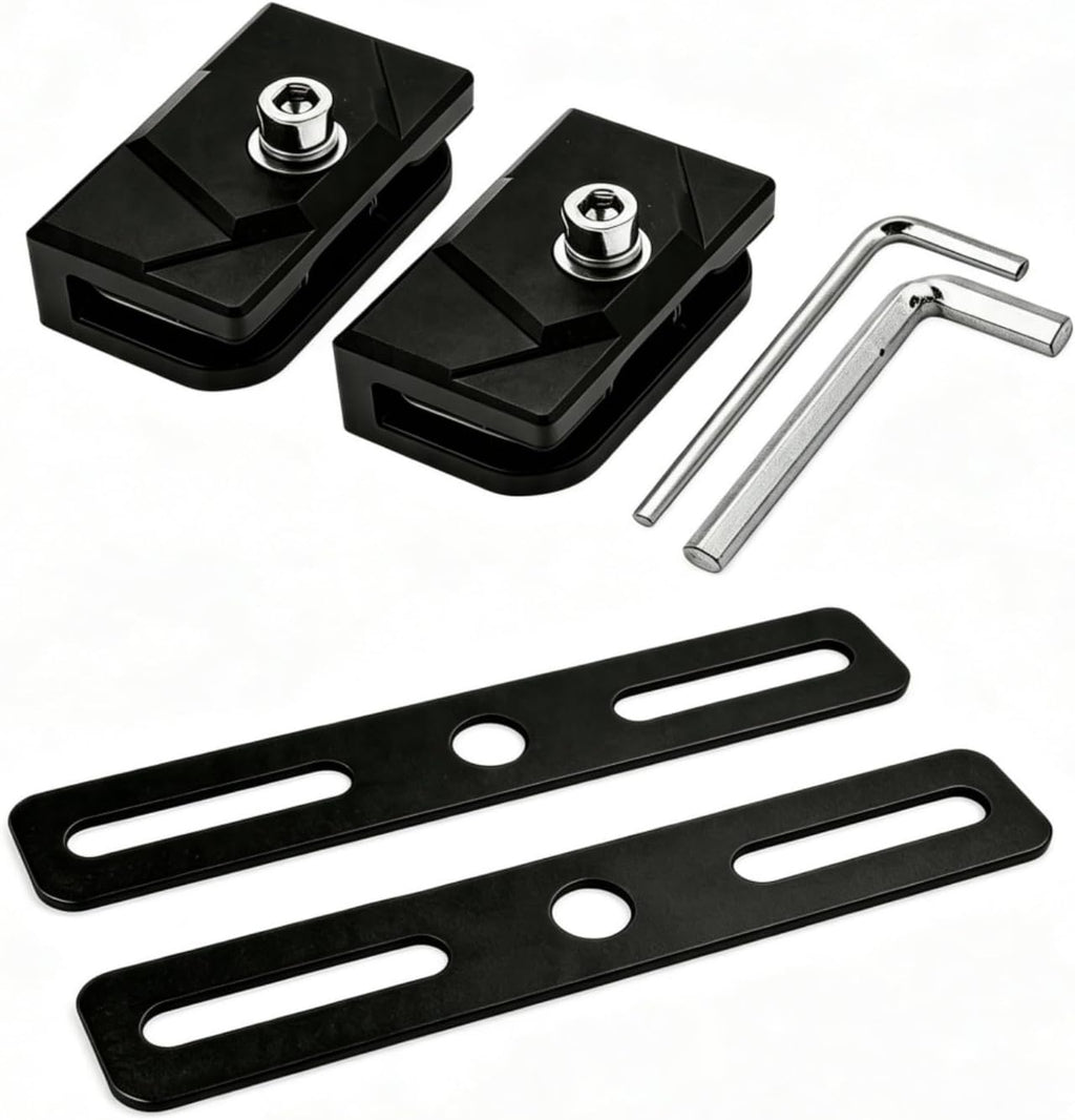 LED Light Bar Mounting Brackets A Pillar Ditch Light Bracket Extensions | Steel Cowl Pod Light Mounting Brackets No Drilling Universal Hood Light Mounting Brackets Adjustable Aluminum Alloy