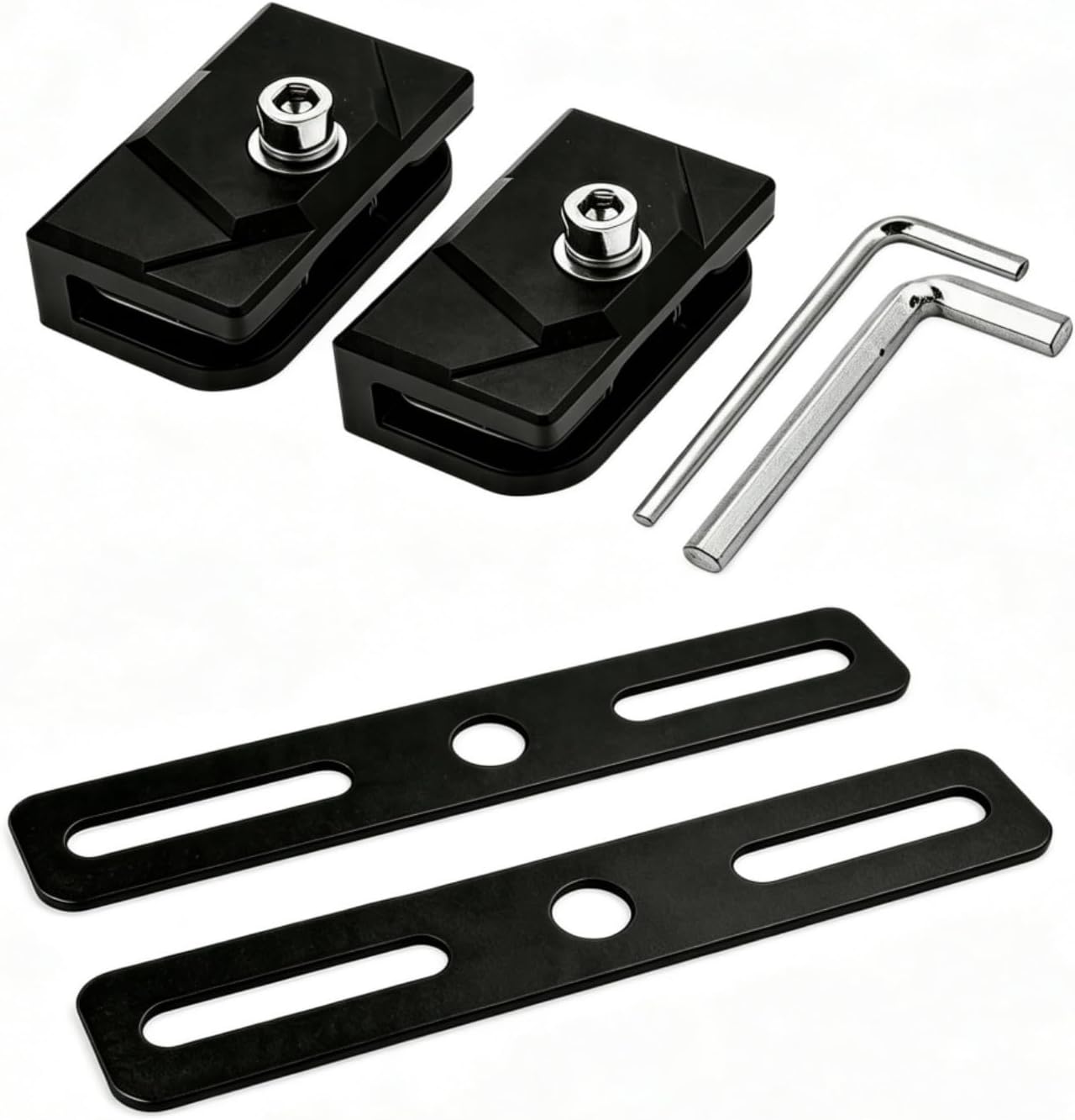 LED Light Bar Mounting Brackets A Pillar Ditch Light Bracket Extensions | Steel Cowl Pod Light Mounting Brackets No Drilling Universal Hood Light Mounting Brackets Adjustable Aluminum Alloy