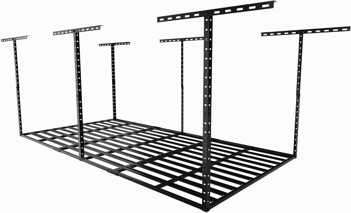 sunsgrove 4x8 overhead garage storage rack organization, adjustable, main product view