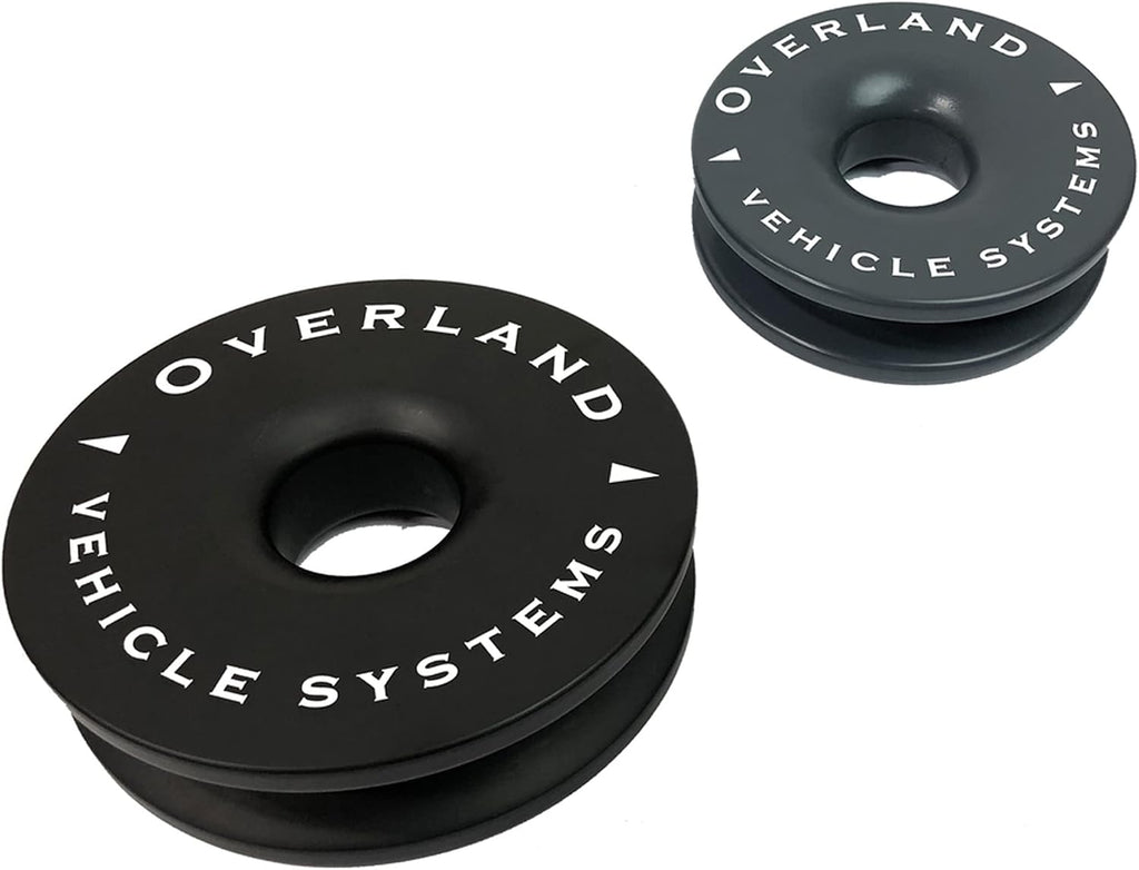 Overland Vehicle Systems Recovery Ring 4.00" 41,000 lb. Gray with Storage Bag