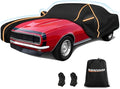 Car Cover for Chevy Camaro 1967-1981, Waterproof 210D Oxford Cloth and Cotton by BIGACOVER