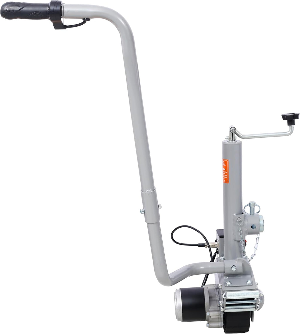 Electric Trailer Dolly, 5000lbs Towing Capacity, 350W 12V Trailer Wheel with 22 ft/min Moving Speed, 8'' Rubber Tire, for Moving Trailer Caravan Boat