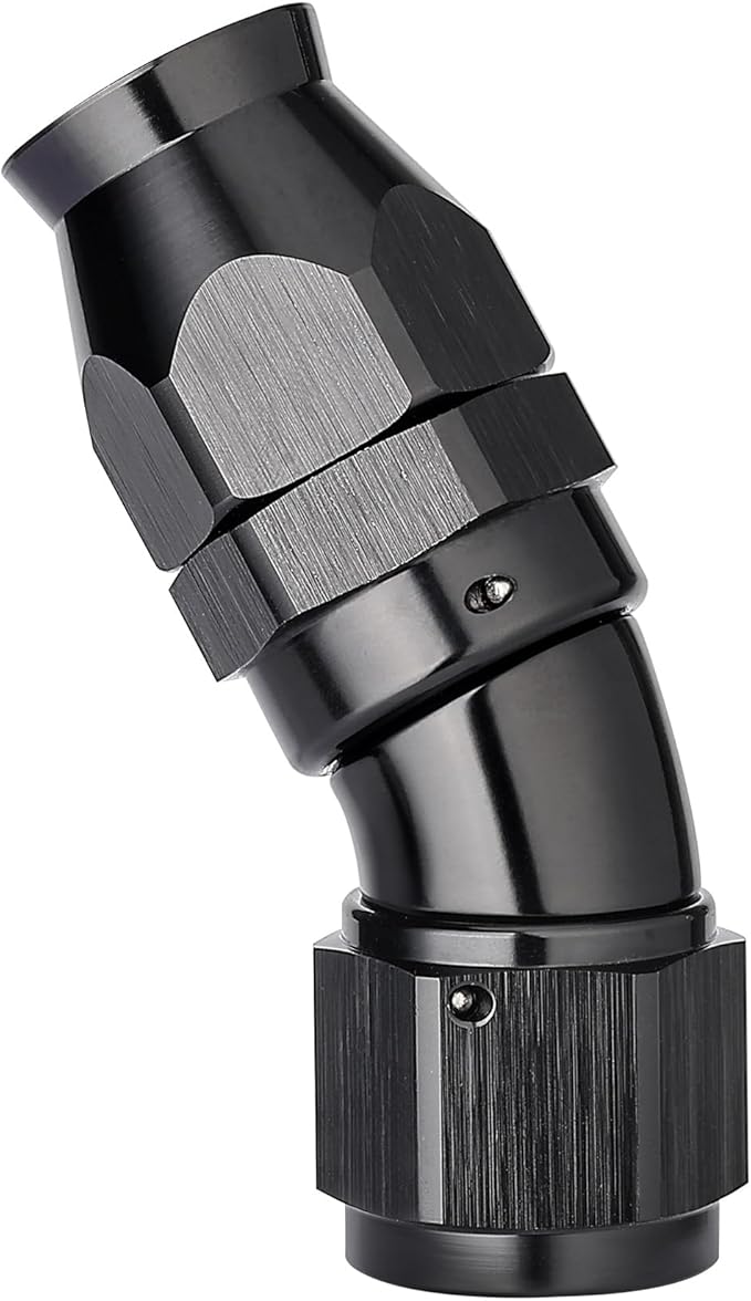 EVIL ENERGY 12AN 30 Degree PTFE One Piece Full Flow End Hose Fitting Aluminum by EVILENERGY