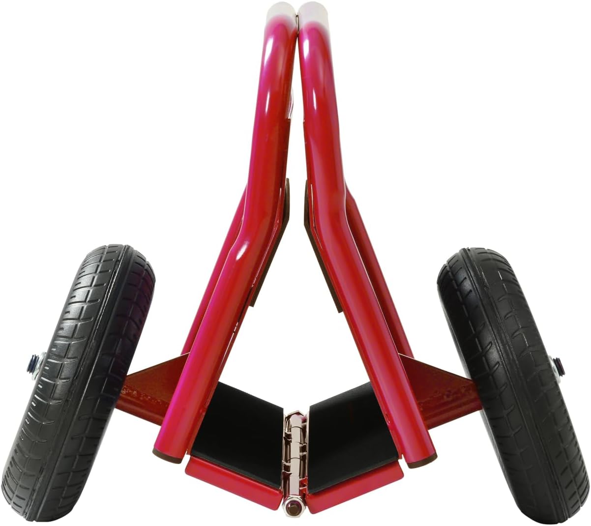 Heavy Duty Panel Dolly with Solid Rubber Tires for Heavy Material Handling