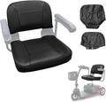 Mobility Scooter Seat Cover Replacement for Pride Go-Go Elite Traveller, Durable PU Leather, Waterproof, Soft, Scratch Resistant, Easy Install