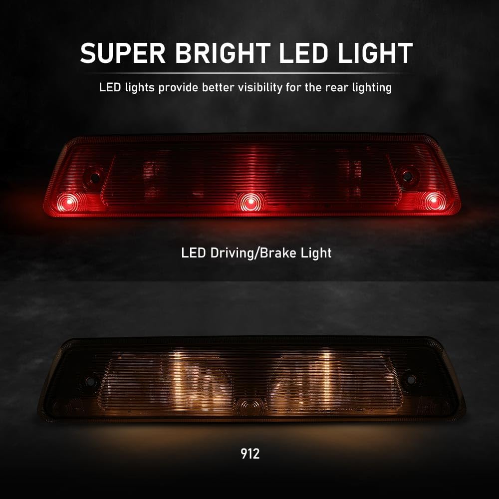 ALLGOOD LED Third 3rd Brake Light | Compatible with Ford F150 SVT Raptor 2010-2014, Fit Lincoln Mark LT 2011-2014 AL3Z-13A613-G, AL3Z13A613G