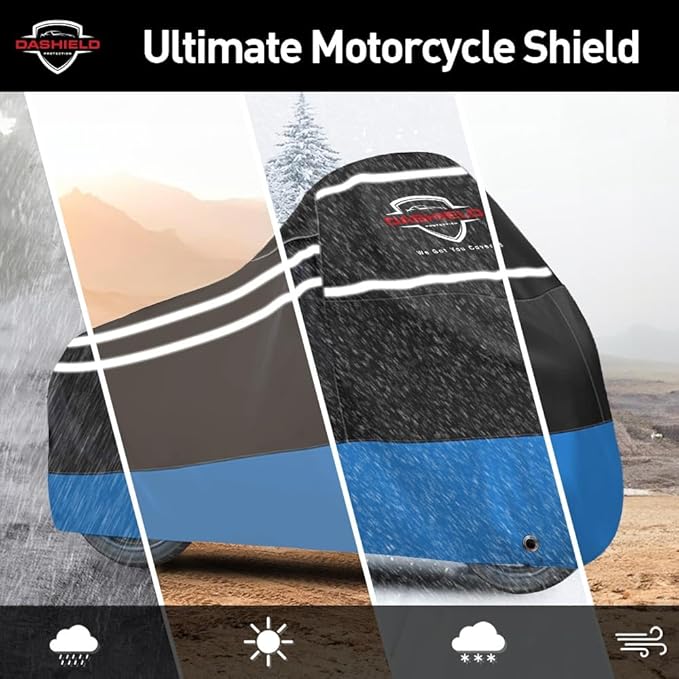 Ultimum Series Motorcycle Cover Waterproof All Weather Protection Universal - Image 2