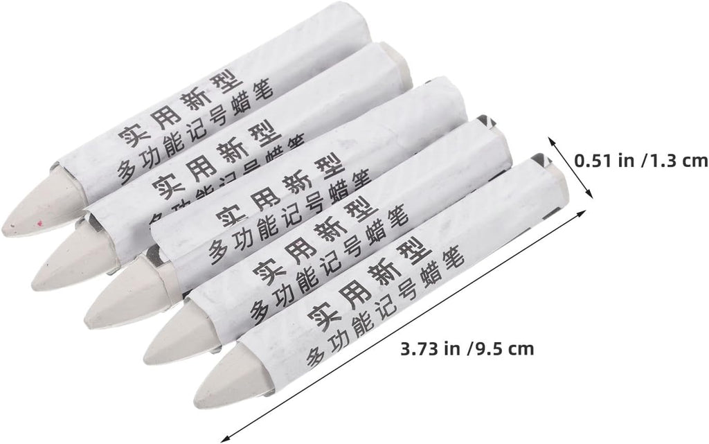 12pcs Tire Marking Crayons: Waterproof White Marker Pen Car Tire Pens - Car Bike Motorcycle Automotive Repair Management Supplies