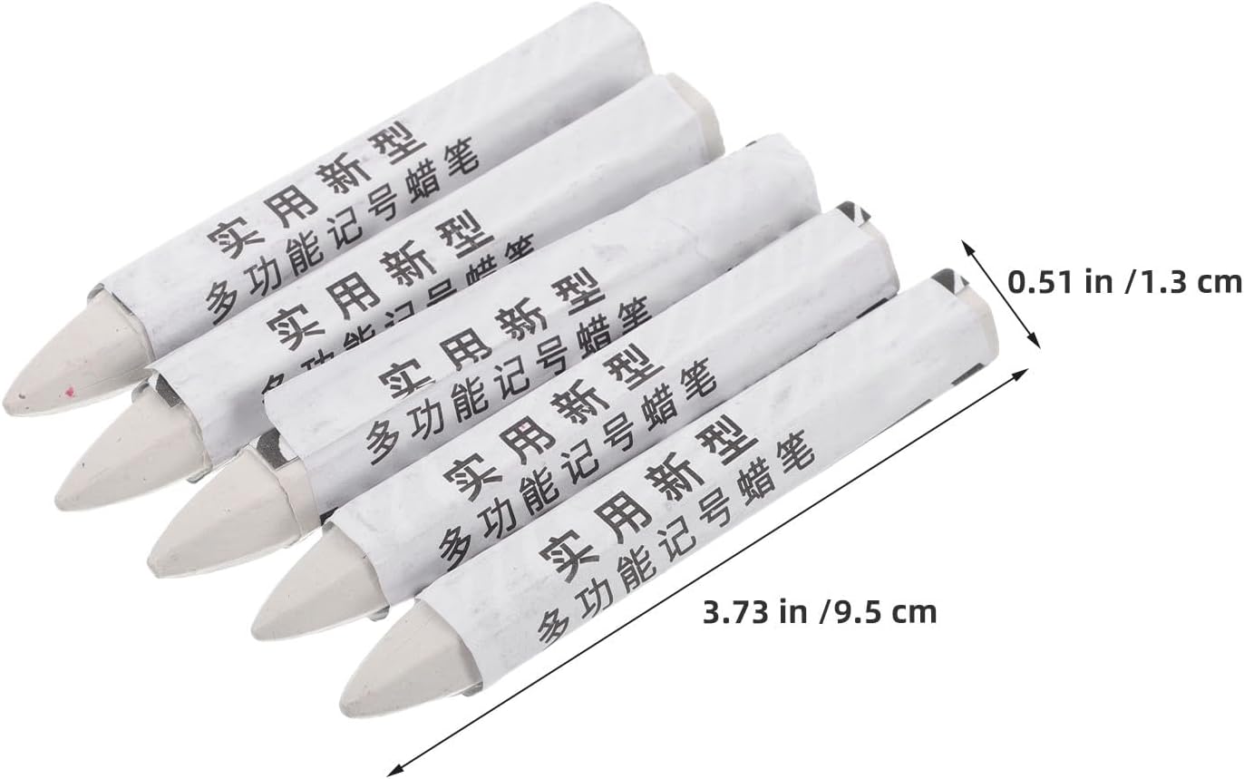 12pcs Tire Marking Crayons: Waterproof White Marker Pen Car Tire Pens - Car Bike Motorcycle Automotive Repair Management Supplies