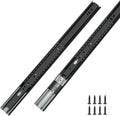 lontan 10 pairs black soft close drawer slides, main product view