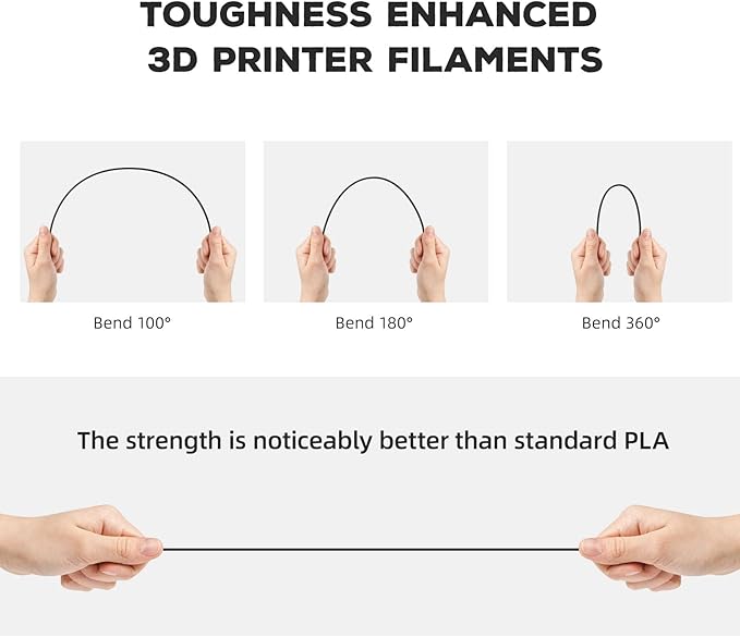 FLASHFORGE PLA Filament 1.75mm, 3D Printer Filament 1kg Spool, Dimensional - Image 4