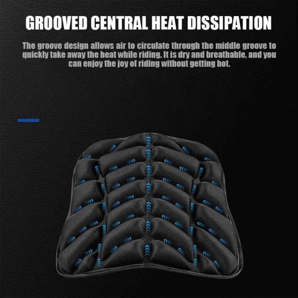 Motorcycle Seat Cushion 3D Air Pad for CF Moto Papio 125 2021–2026, Shock Absorbing Breathable Seat Cover for Long Rides, Comfort Driver & Passenger Anti-Slip Cushion