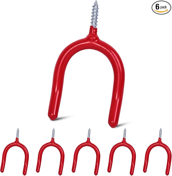 6 Pack Garage Storage System Steel U Hooks by Unknown