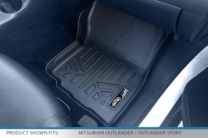SMARTLINER Custom Fit Floor Mats 2 Row Liner Set Compatible - Image 3