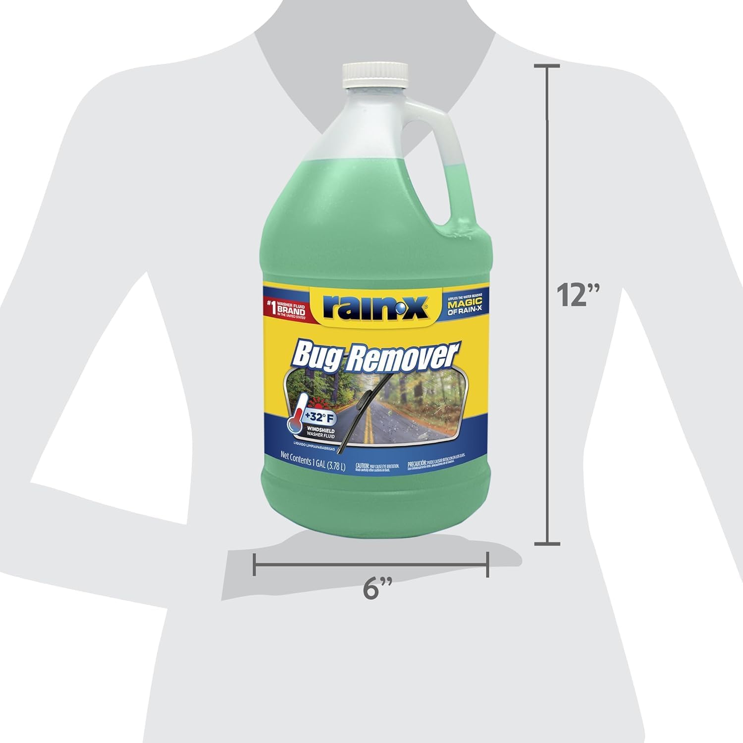 RainX RX68806 Rain-X Bug Remover etxWuf, 2Pack
