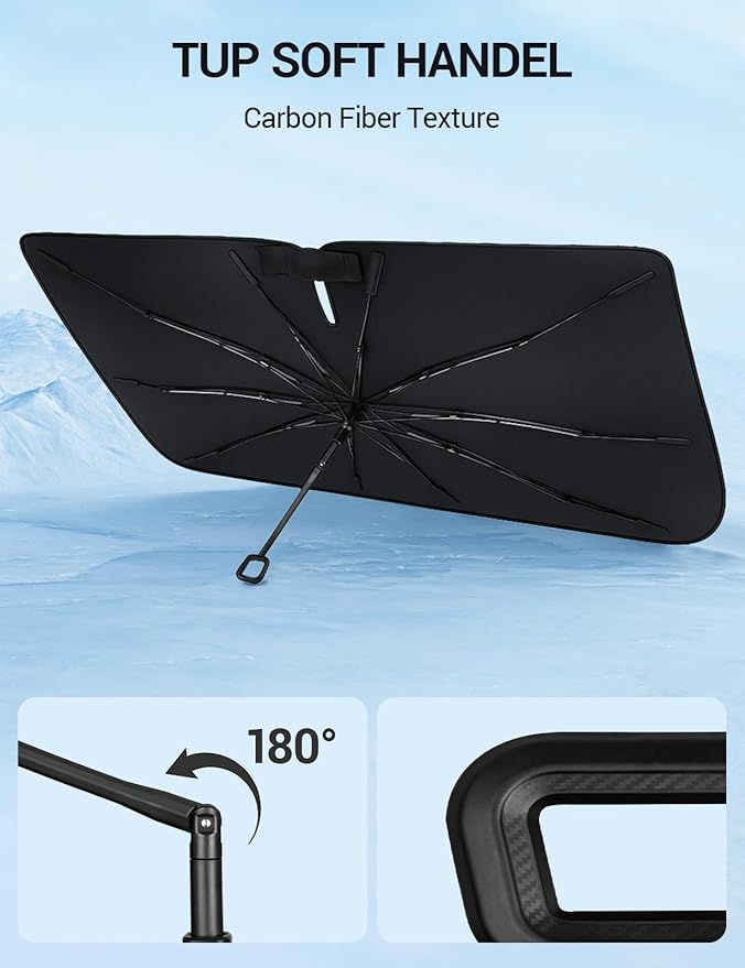 Proadsy Windshield Sun Shade Umbrella - Image 4