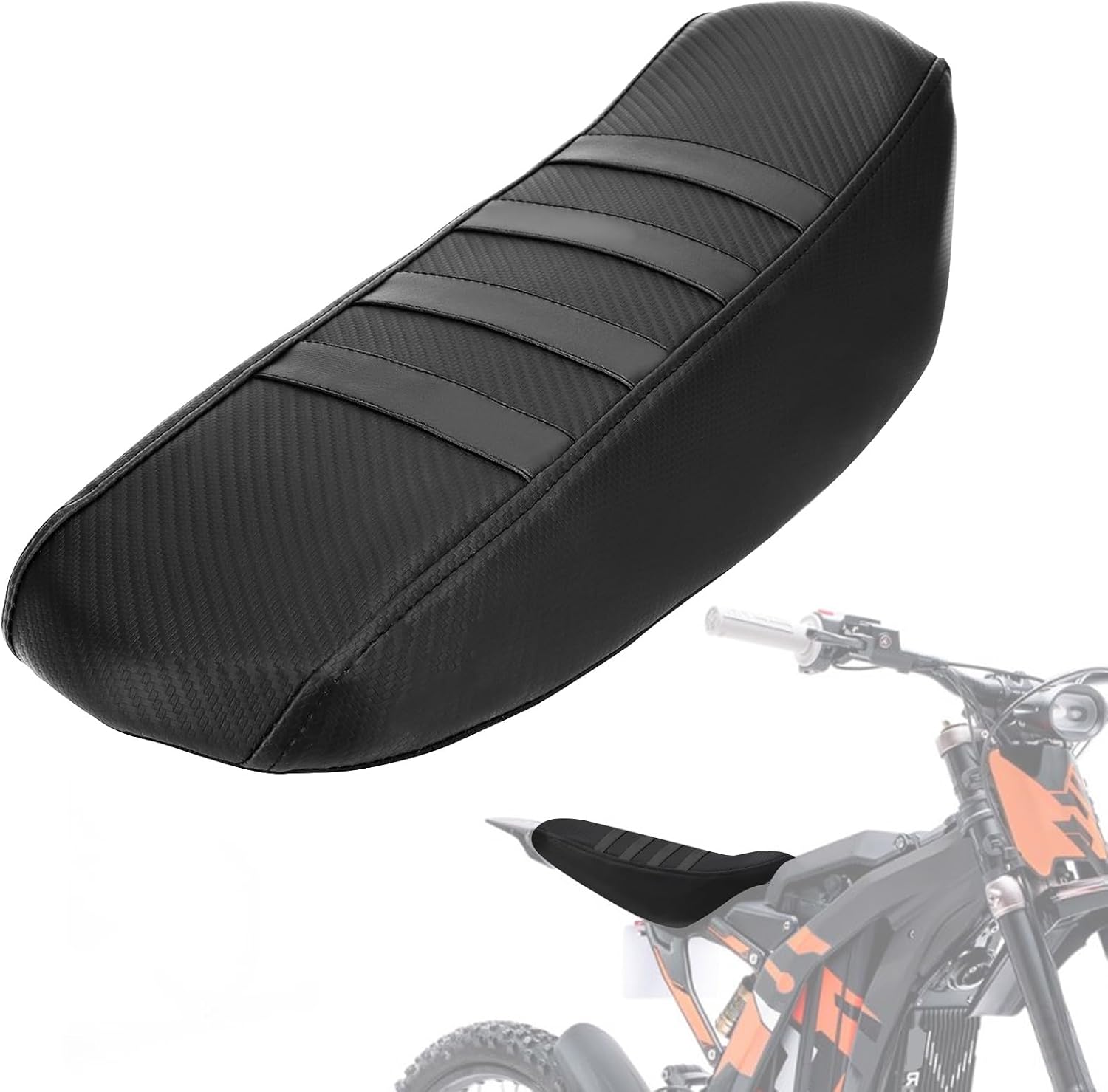 Seat Cover for Surron LBX 79bike Falcon Pro, Electric Dirt Bike Seat Cover for Sur Ron Black,Non-Slip Soft High Elastic Leather