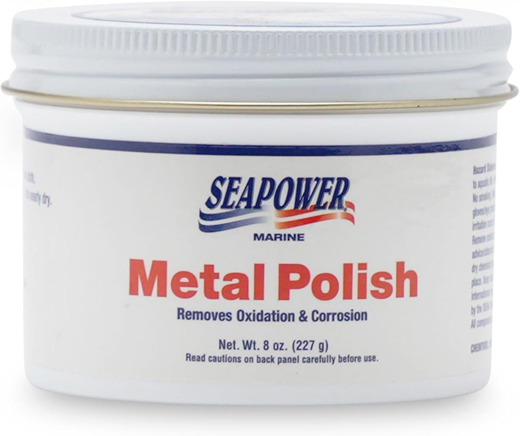 Seapower SMPO-8 Marine Metal Polish and Scratch Remover - 8 oz.