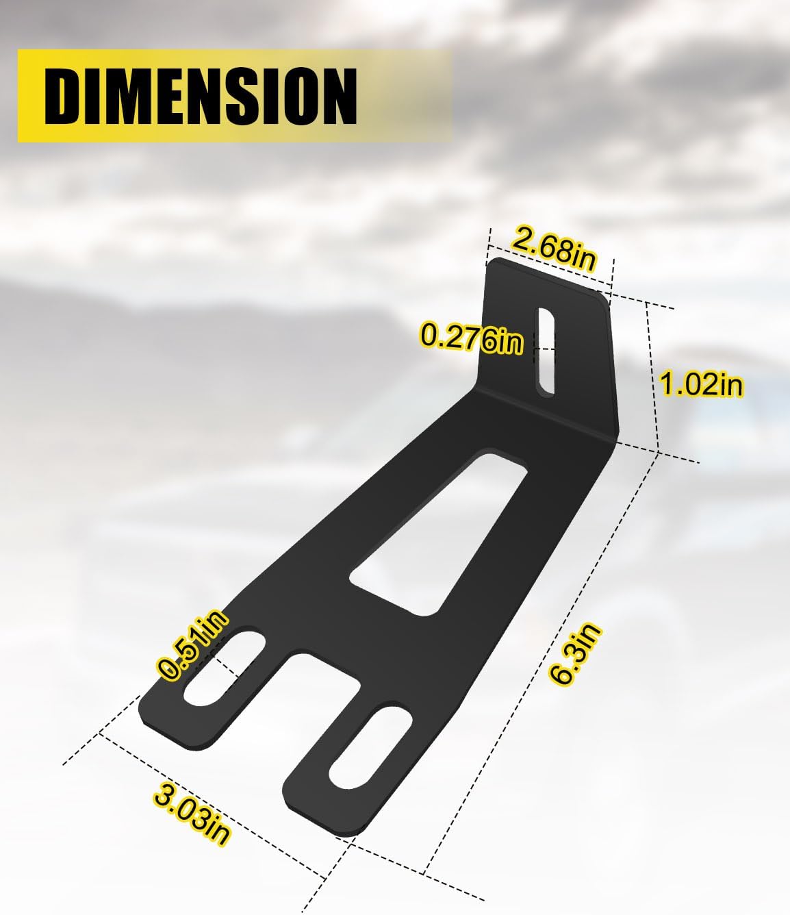 20’’Led Light Bar Hidden Bumper Mounting Brackets Compatible with 2003-2014 Dodge Ram 2500/3500
