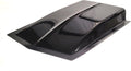 Cowl Induction Hood Scoop - 38" L x 4 ½" H x 24½" W SC-1145 - Fiberglass - Black - Unlimited Products