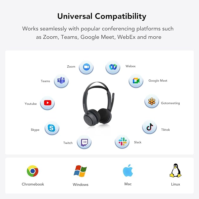 NUROUM Wireless Headset with Mic - Image 7