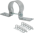 fence post brackets, 2-3/8“ steel to wood fence, main product view