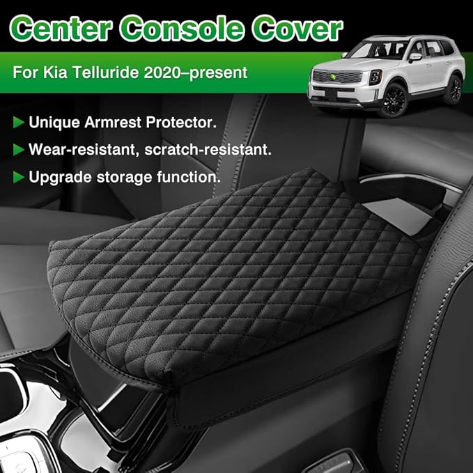 Shademax Center Console Cover for Kia Telluride Accessories 2026 2025 2024 - Image 2