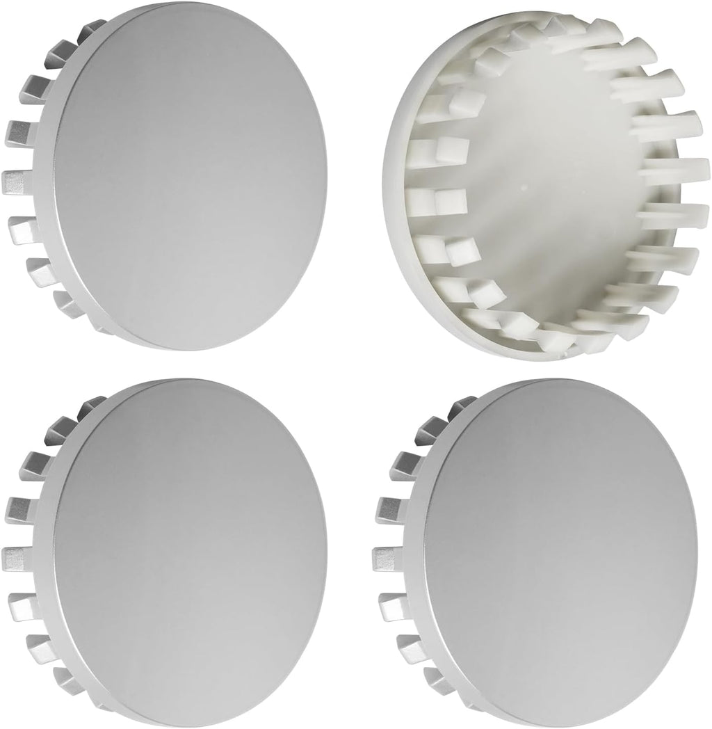 3.25Inch 83MM Wheel Center Caps for Chevrolet Chevy GMC Colorado Tahoe Suburban Silverado Sierra 1500 Rim Hub Caps, Pack of 4 (Silver, Outer 83MM, Inner 73MM, Easy DIY Installation)