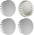 3.25Inch 83MM Wheel Center Caps for Chevrolet Chevy GMC Colorado Tahoe Suburban Silverado Sierra 1500 Rim Hub Caps, Pack of 4 (Silver, Outer 83MM, Inner 73MM, Easy DIY Installation)