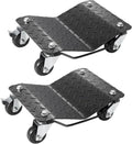 Cart Moving Cars Trolley Dollies 2/4Pcs 1500 Lbs Weight Capacity Vehicle Skates Moving Tire with 4 Casters Auto Repair Mover Trailer Mover