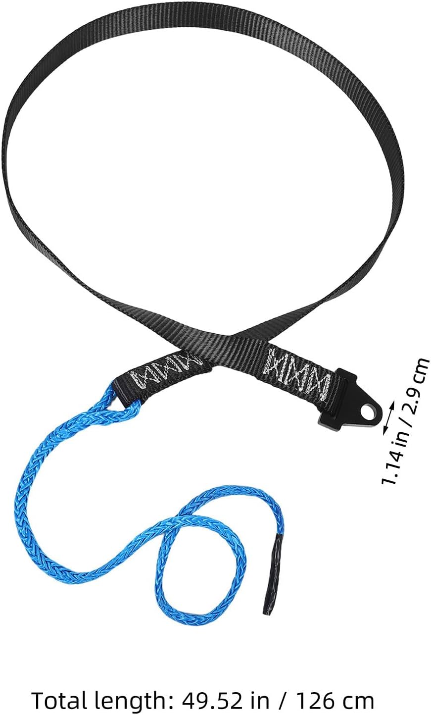 Beavorty Heavy Duty Winch Snow Plow Belt and Enhanced Traction for Harsh, ICY Road Conditions 2pcs 64 Inch Polyethylene Plow Lift Strap with Effortless Installation for ATV Utv