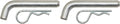 Buyers Products HP6253WC Hitch Pin Assembly,Silver (Pack of 2)