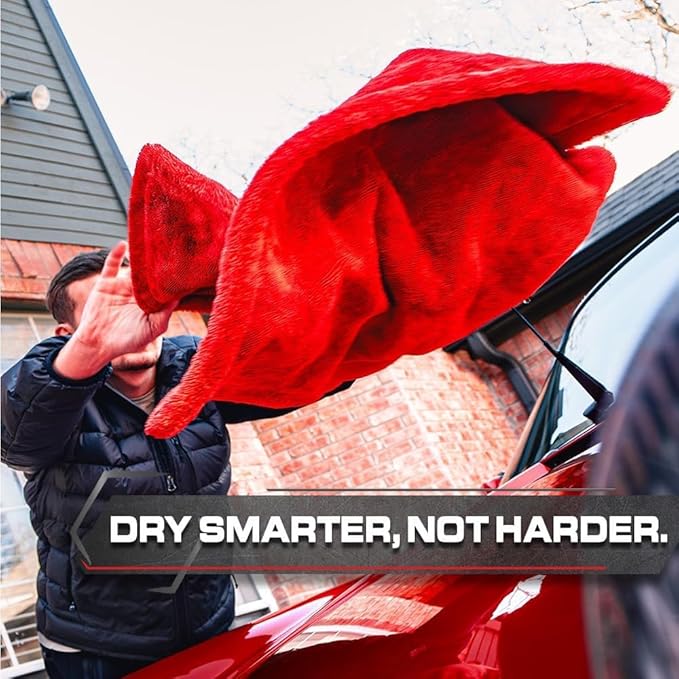 Blackline Car Drying Towel - 2ft x 3ft XL-Popular Pick Among Detailing Pros - - Image 6