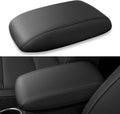 Center Console Armrest Cover Compatible with Toyota Corolla 2014-2019 Accessories, Premium Leather Arm Rest Cover Pad, Car Middle Console Cover (Black)