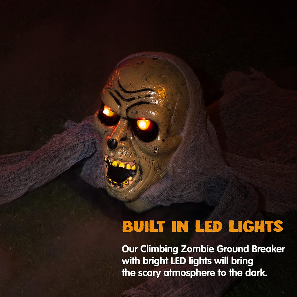 JOYIN Zombie Halloween Decoration Outdoor Groundbreaker Scary Halloween Grave...