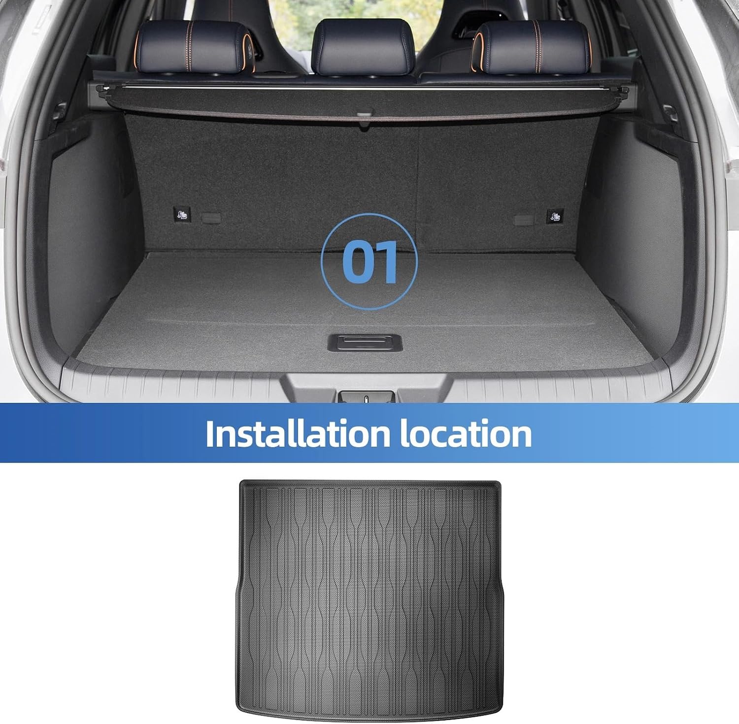 Left Drive Fit for BYD Song Plus EV 2021-2026 Car Floor Mats Trunk Pad Backrest Liner Accessory