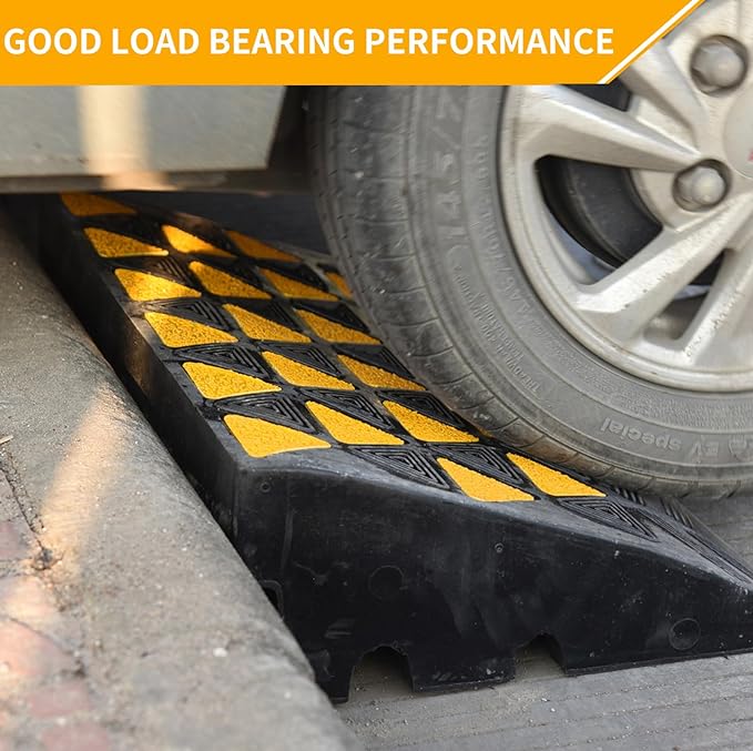 BESEA Rubber Curb Ramp 6" inch High 23.6" Length, - Image 6
