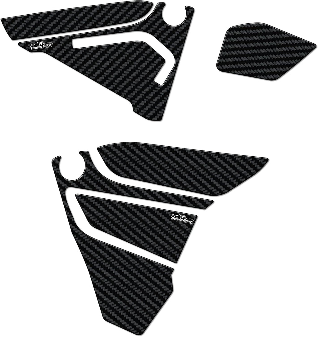 Resin Bike Motorcycle 3D Stickers Compatible with BMW R 1250 GS - GS Adventure 2021-2024. Air Box Side Protections from Impact and Scratches. Pair of Resin Stickers - Made in Italy