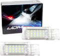 iJDMTOY Xenon White LED Compartment Glove Box or Footwell Lights Compatible with Volkswagen Jetta GTI Altas CC Eos, Powered by 3W 18-SMD LED Lights, Replace OEM Incandescent Lamps