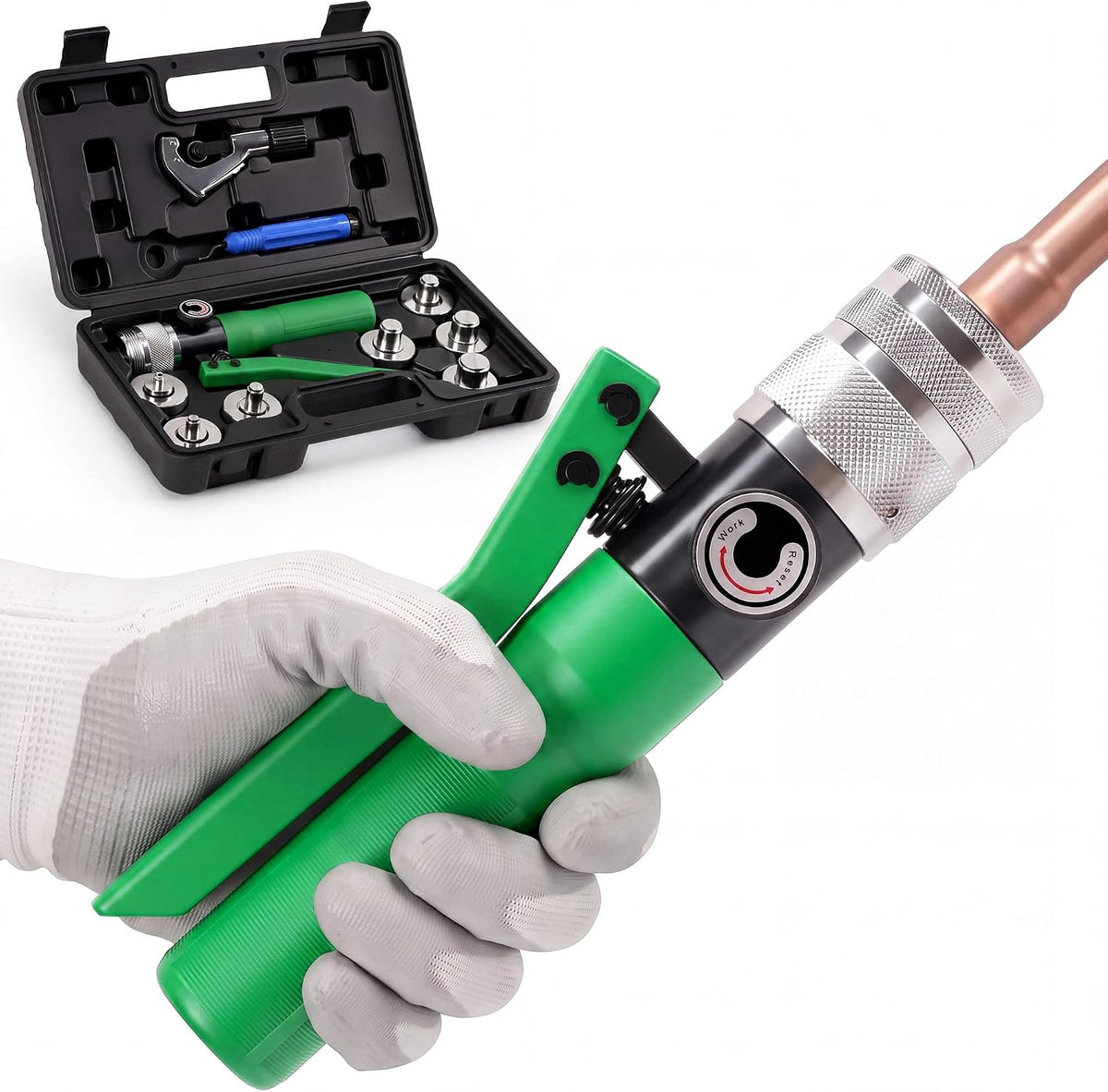 hvac hydraulic swaging tool kit & tube expander, main product view