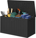 devoko hdpe 240 gallon deck box double-wall with, main product view