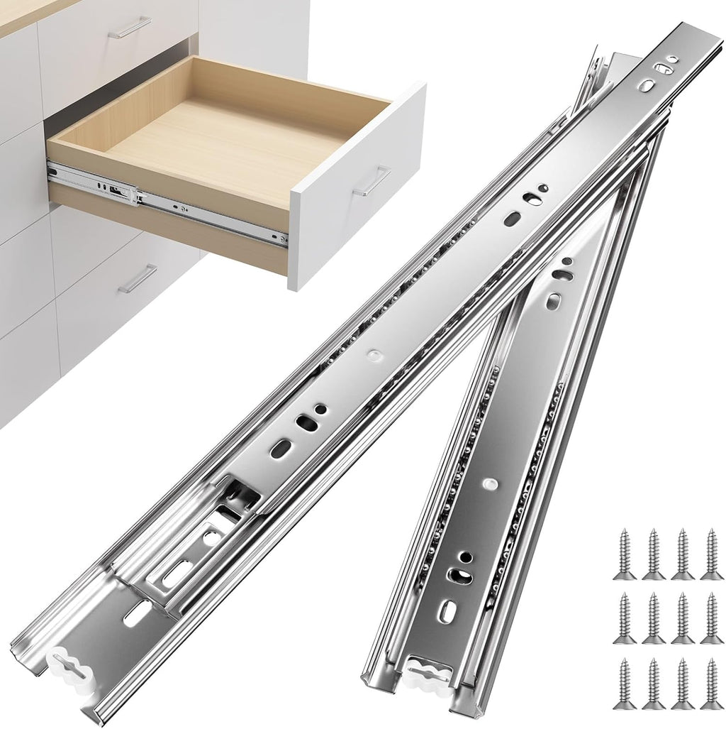 homdiy 14 inch heavy duty drawer slides side, main product view