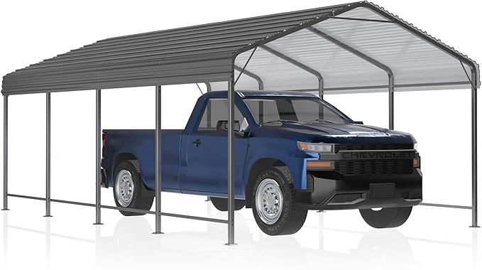 12x20 Metal Carport Carports - Image 8